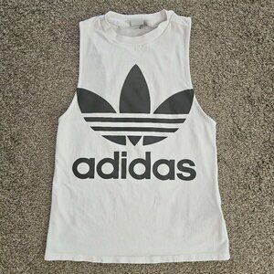 Adidas Trefoil Logo Racerback Tank | Size XS